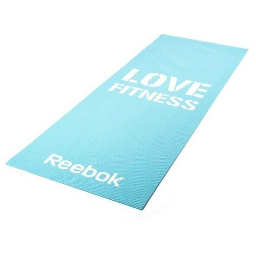 Фитнес-мат тонкий (голубой) Reebok Love RAMT-11024BLL