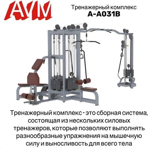 Профессиональный тренажерный комплекс AVM A-A031B