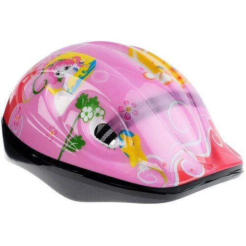 ONLYTOP Шлем защитный детский ONLYTOP OT-501, обхват 52-54 см, цвет розовый