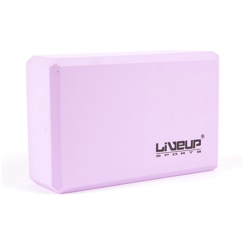 Блок для йоги LIVEUP LS3233A фиолетовый