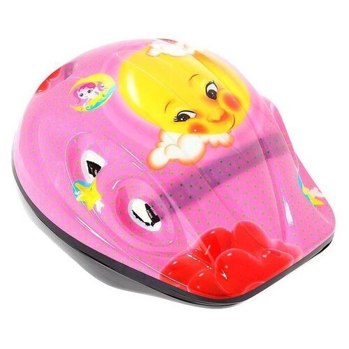 Шлем защитный детский ONLITOP размер S (52-54 см), цвет красный (OT-SH6)