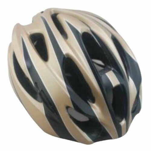 Шлем велосипедный защитный STELS FSD-HL008 (in-mold) L (54-61 см) золотистый