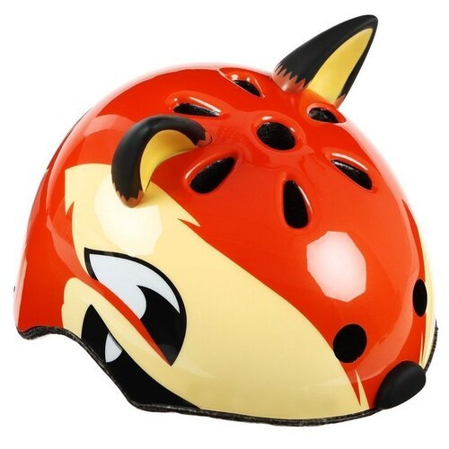 Шлем детский CORSA 'Лиса' размер S, цвет оранжевый 7521357