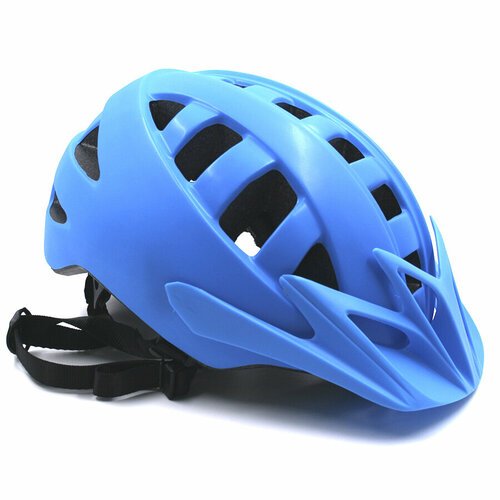 Шлем велосипедный защитный STELS MA-5 (out-mold) размер M голубой