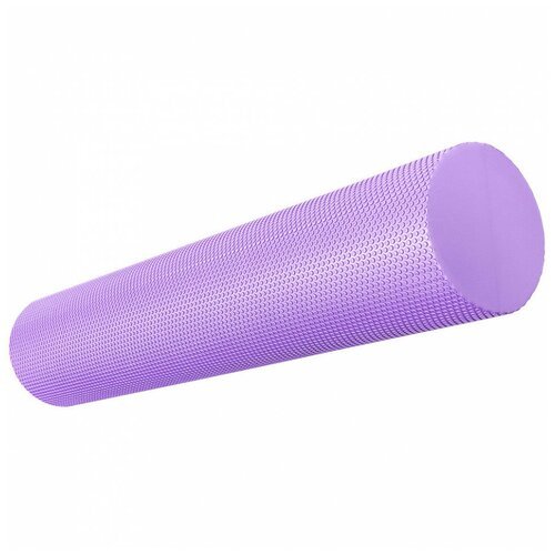 E39105-3 Ролик для йоги полумягкий Профи 60x15cm (фиолетовый) (ЭВА)