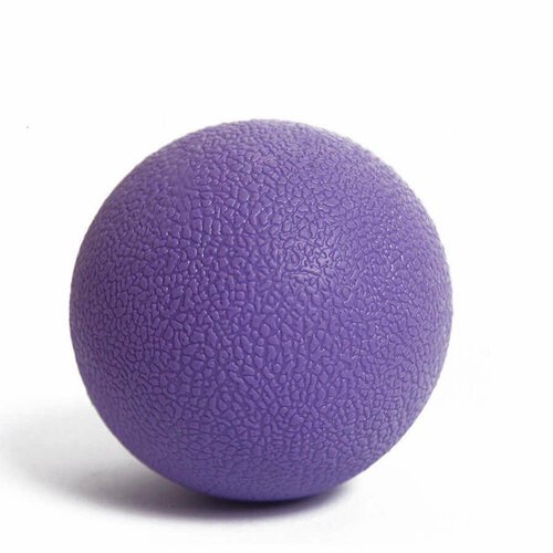 Мяч для мфр Mr. Fox 6 см, мячик для шеи и плеч ног и тела, материал TPR, фиолетовый
