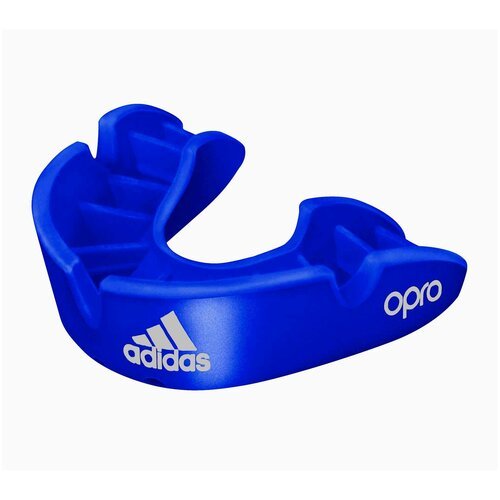 AdiBP31 Капа одночелюстная Opro Bronze Gen4 Self-Fit Mouthguard синяя (размер Senior) - Adidas
