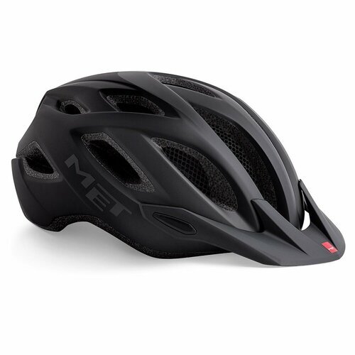 Велошлем Met Crossover Helmet (3HM109) 2022, цвет Черный матовый, размер шлема XL (60-64 см)