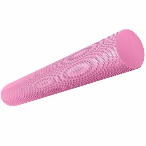 Ролик для йоги полумягкий Профи 90x15cm розовый ЭВА Спортекс E39106-8