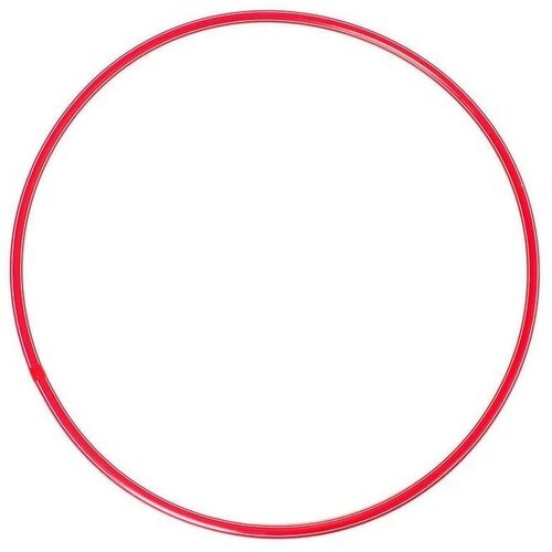 Обруч, диаметр 70 см, цвет красный