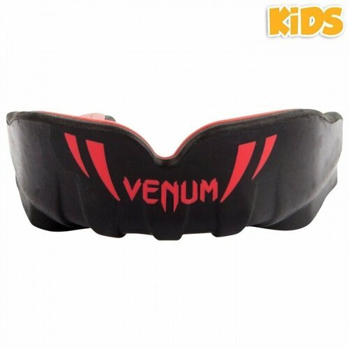 Детская боксерская капа, спортивная для защиты зубов Venum Challenger - Black/Red