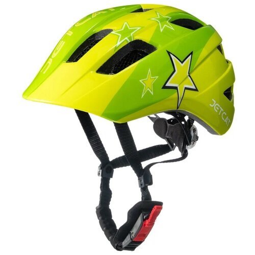 Шлем детский велосипедный - JETCAT - Max (Green Stars) - M (54-57см)