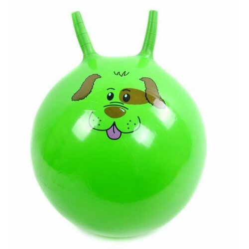 Игротрейд Мяч гимнастический Собачка, с рожками, диаметр 45 см