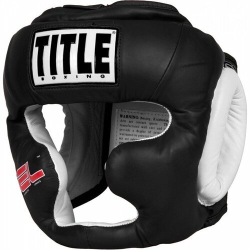 Шлем боксерский TITLE GEL World Full Face Training Headgear, размер M, черный