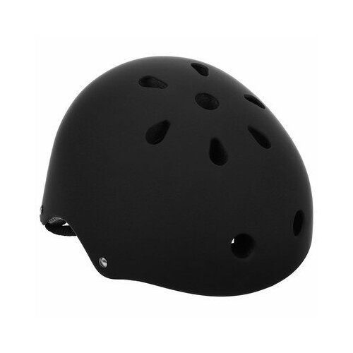 Шлем защитный, детский (обхват 55 см), цвет черный, с регулировкой, ONLYTOP