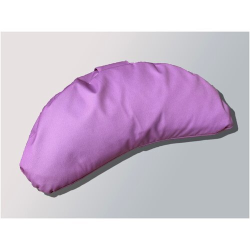 Подушка для медитации полумесяц розовая