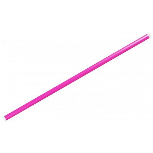 Гимнастическая палка пластиковая 100 см, розовая.