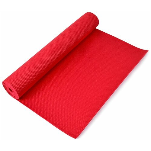 Коврик для йоги CLIFF PVC с чехлом (1720*610*8мм), красный