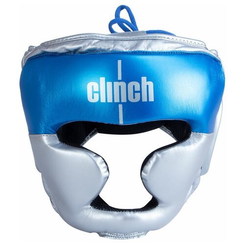 Детский боксерский шлем Clinch C128 Blue/Silver (S)