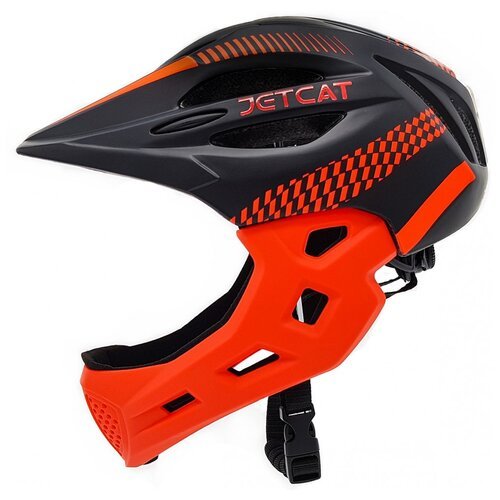 Шлем защитный JETCAT, FullFace Start, S, black/red