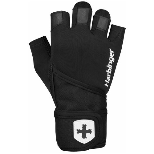 Фитнес перчатки Harbinger PRO WW 2.0, унисекс, черные, S