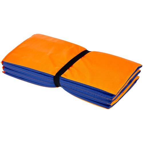 Коврик для гимнастики Indigo детский SM-043, 150х50х1 см оранжевый/синий 0.2 кг 1 см