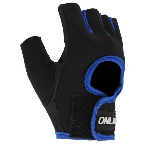 ONLITOP Перчатки спортивные, размер S, цвет черно-синий
