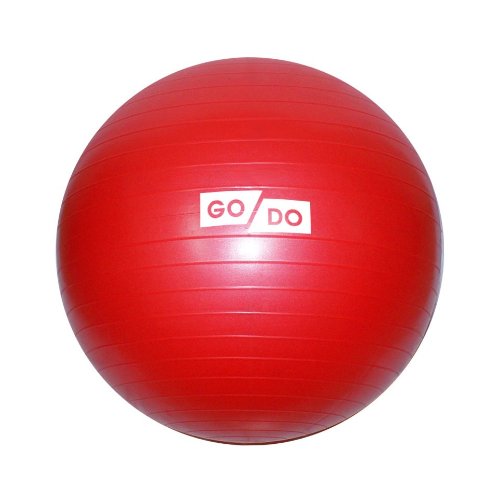 Мяч для фитнеса 'Anti-burst GYM BALL' матовый. Диаметр 65 см: FB-65 850 г (Красный).