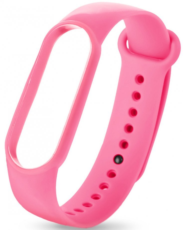 Ремешок BoraSCO для фитнес браслета для Xiaomi Mi Band 7 розовый
