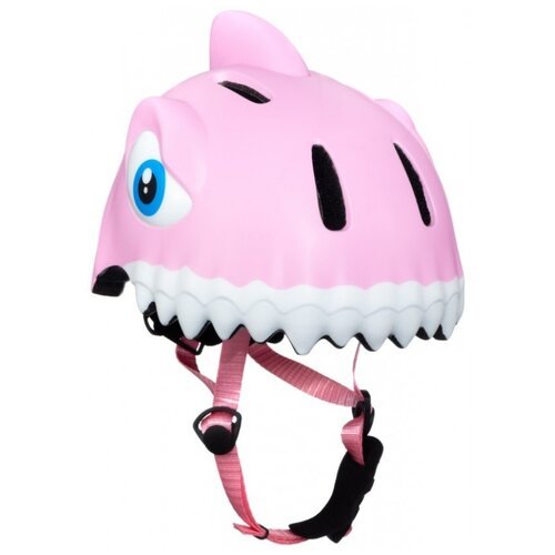 Шлем защитный Crazy Safety, Акула 2022, S, розовый