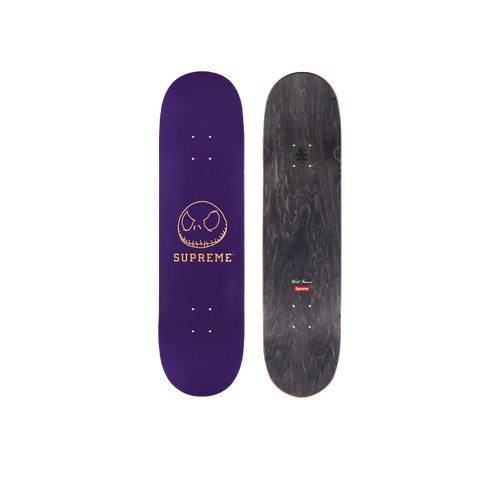 Supreme Skeleton Skateboard Deck Purple