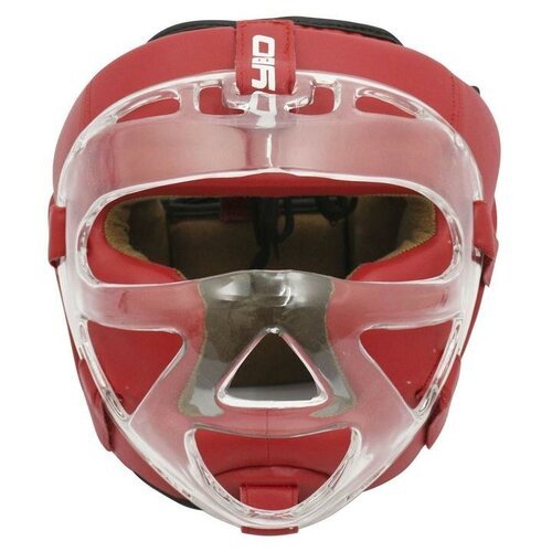 Шлем с пластиковым забралом BoyBo Flexy красный BP2006 (M)