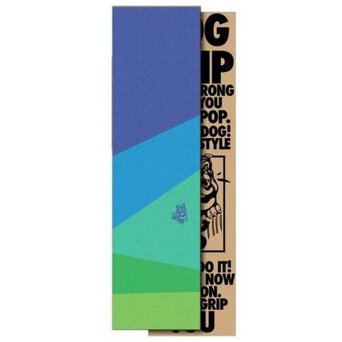 Шкурка Droshky Griptape Pastel Blocks Navy 9x33 для скейтборда / самоката