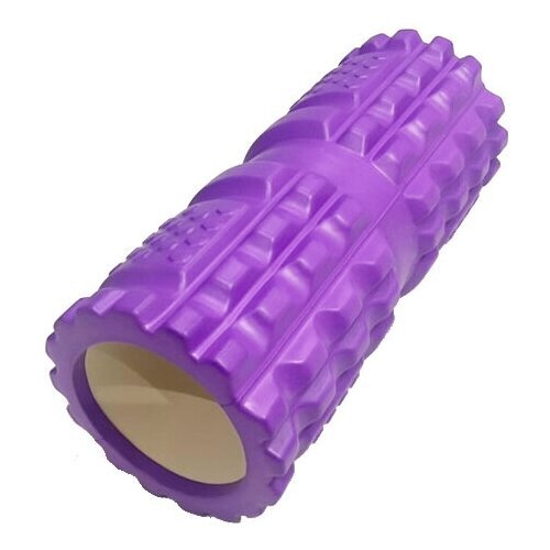 Ролик массажный для йоги Coneli Yoga Athens 33x14 см фиолетовый