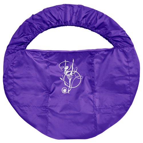 Чехол для гимнастического обруча универсальный L (75-80см) фиолетовый