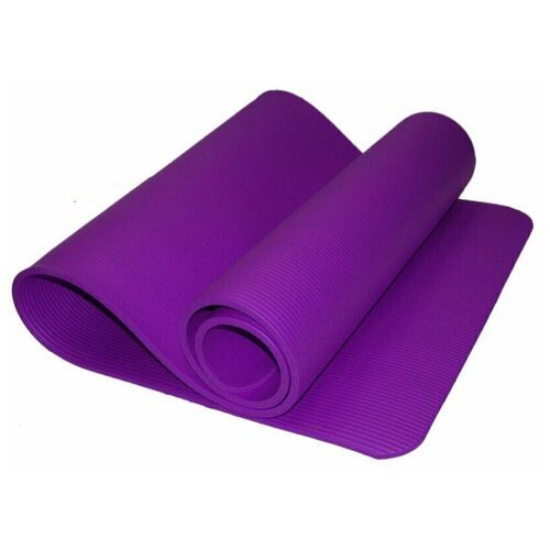 Коврик для йоги и фитнеса. Цвет: фиолетовый: PURPLE К6010
