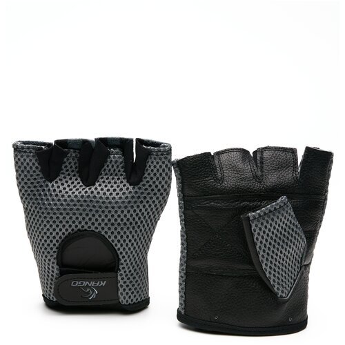 Перчатки для фитнеса Kango WGL-073 Black/Grey L