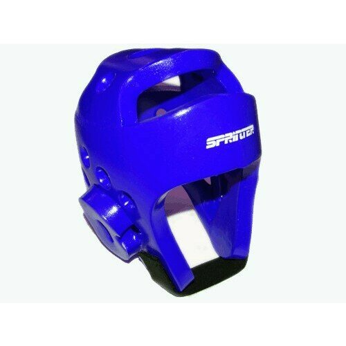 Шлем для тхеквондо. Размер М. Цвет синий. ZTT-002С-М)