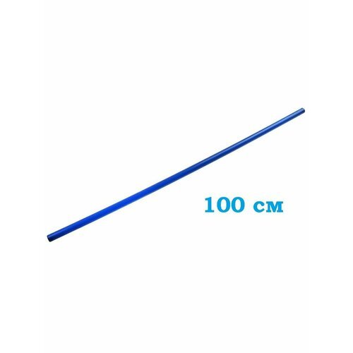 Палка гимнастическая для ЛФК пластиковая Mr.Fox, длина 100 см, синий