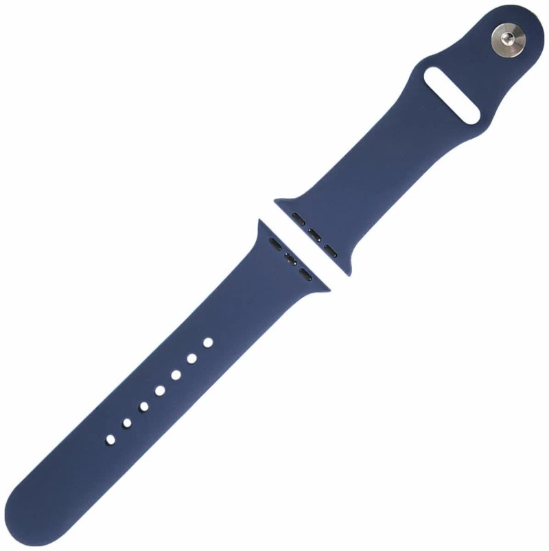 Ремешок Red Line силиконовый для Apple Watch – 38/40 mm (S3/S4/S5/SE/S6), синий УТ000027227