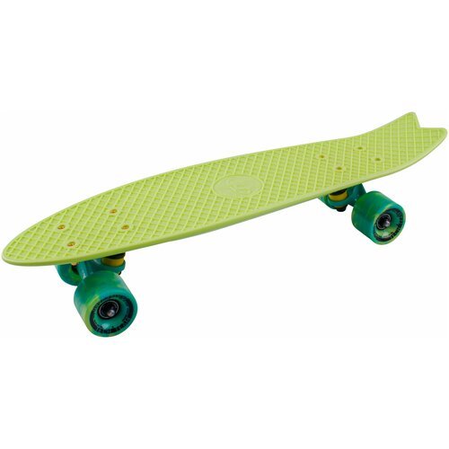 Cкейтборд пластиковый fishboard 23 Light green 1/4 tls-406