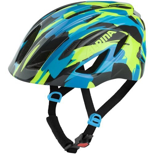 Шлем защитный ALPINA, 2023 Pico Flash, 50, neon/blue green gloss