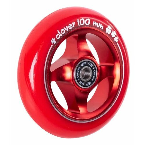 Колесо для трюкового самоката TechTeam X-Treme 100*24мм, Clover, red