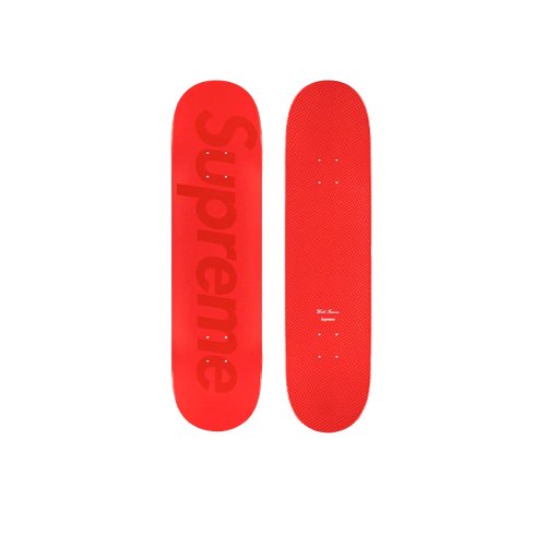 Supreme SS23 Tonal Box Logo Skateboard Deck Red