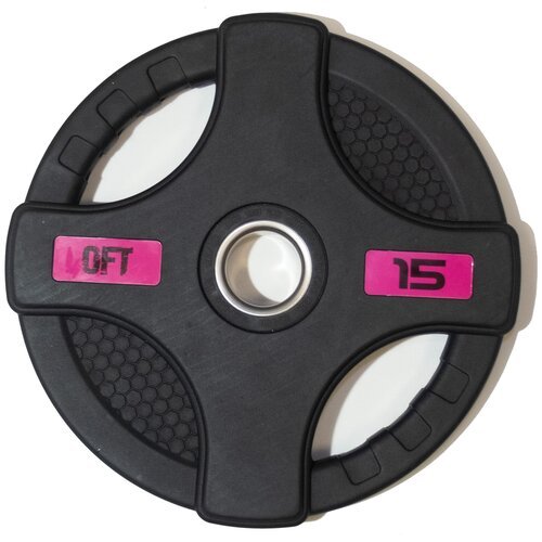Диск Original FitTools FT-2HGP 15 кг 1 шт. черный