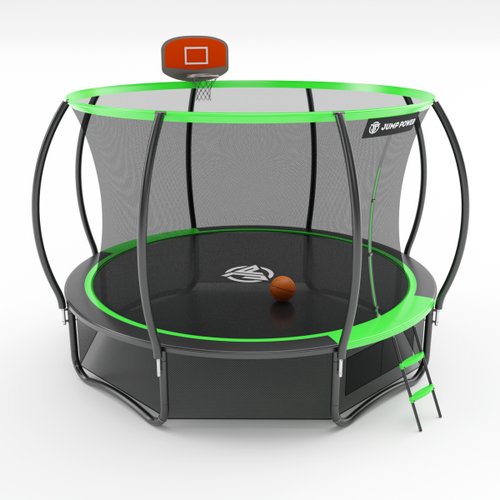 Батут Jump Power 14 ft Pro Inside Basket Green