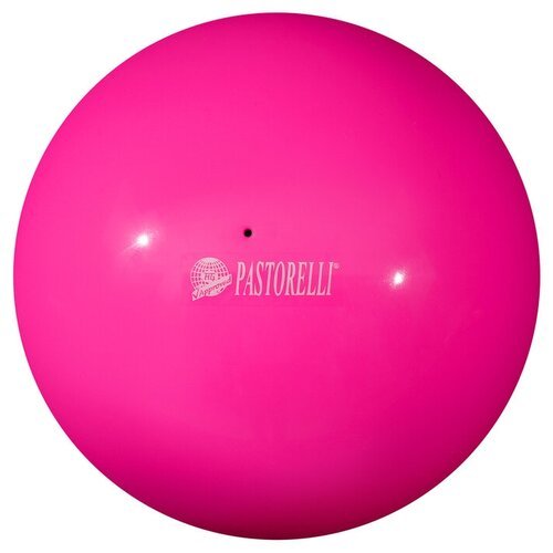 Мяч гимнастический Pastorelli New Generation, 18 см, FIG, цвет розовый флуоресцентный