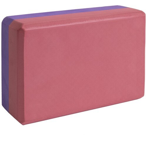 Блок для йоги Iron Master IR97416B2 бордовый/фиолетовый
