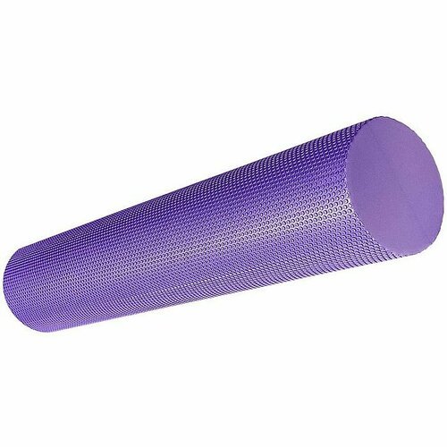 Ролик для йоги полумягкий ЭВА Профи 60x15cm фиолетовый Спортекс B33085-1