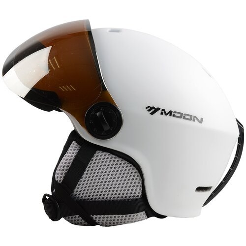 Шлем горнолыжный с визором Backside Moon MS-99 White (Размер M)